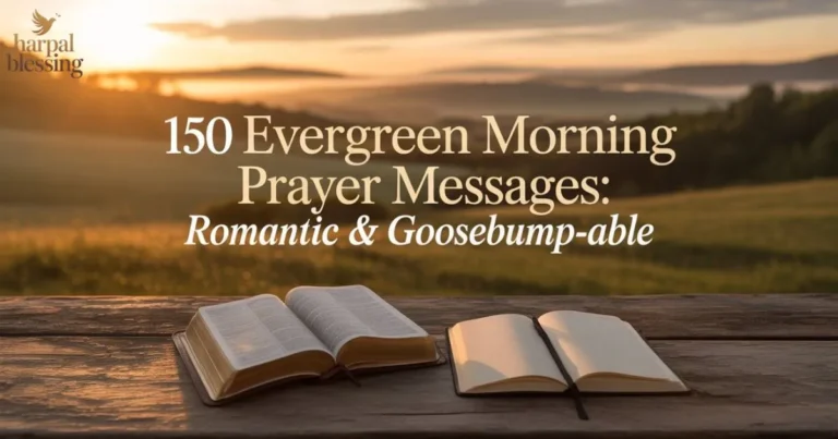 150 evergreen morning prayer messages with romantic and heartfelt blessings for daily inspiration.