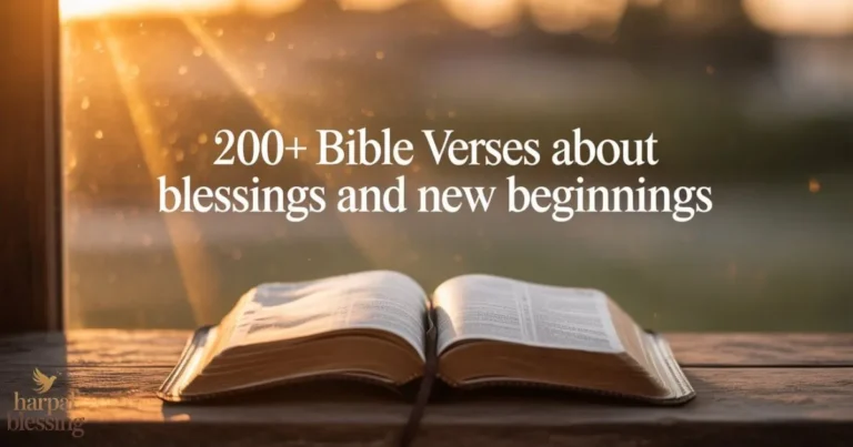 Bible verses about blessings and new beginnings showing faith hope and spiritual renewal