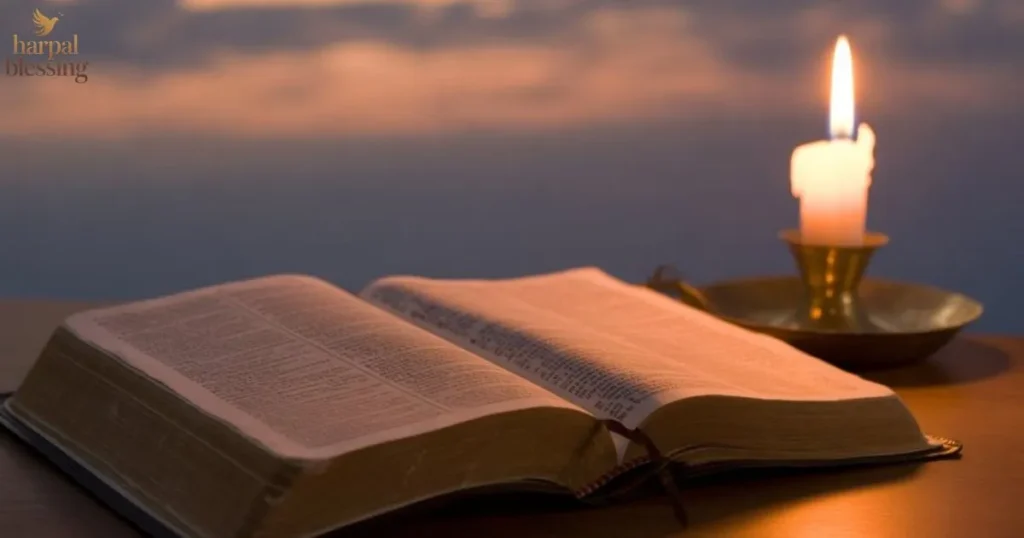 Good Evening Blessings Bible verse evening design scripture faith prayer peaceful night devotion