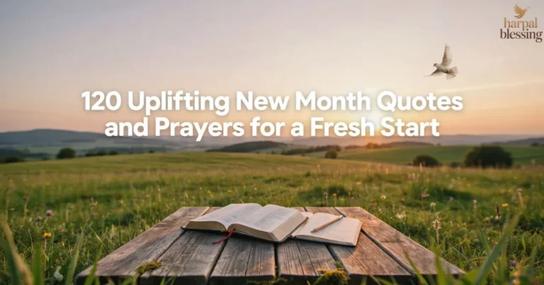 Uplifting New Month Quotes and Prayers for fresh start, faith, blessings, and spiritual renewal with sunrise and Bible devotion