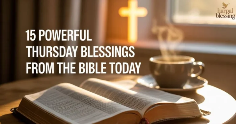 15 powerful Thursday blessings from the Bible for faith, peace, prayer, and daily Christian encouragement
