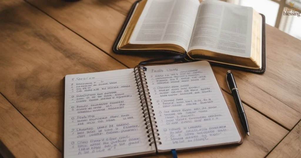 Thanksgiving Prayer Points with 40 short daily gratitude prayers for blessings and faith routine