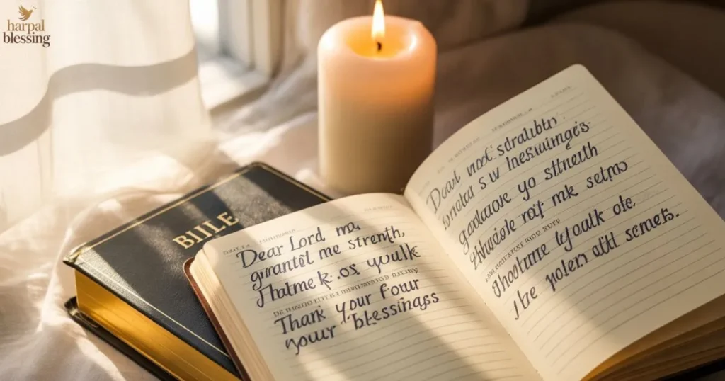 Sunday morning prayers and blessings guide devotional Bible study Christian prayer structure spiritual growth