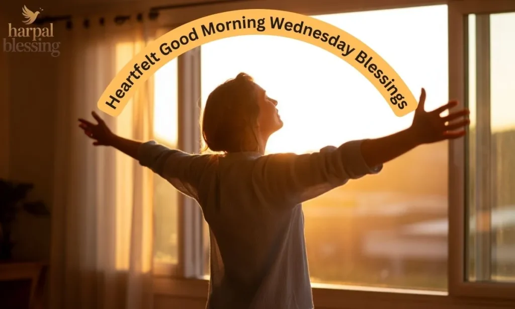 Heartfelt good morning Wednesday blessings with positivity and gratitude