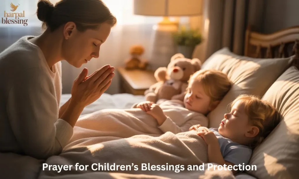 Morning prayer for children’s protection, blessings, and safety.