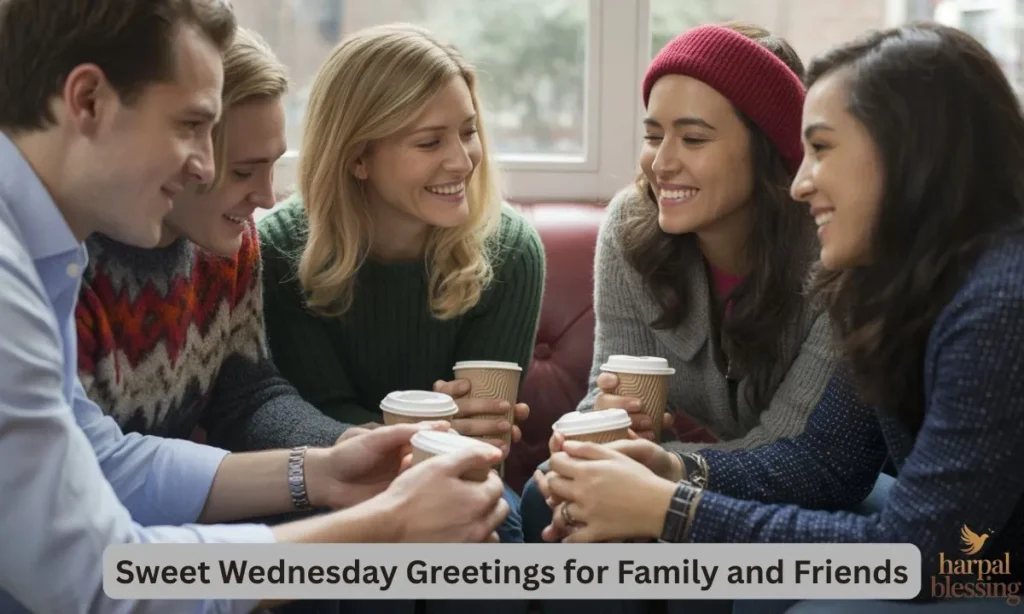 Sweet Wednesday greetings for family and friends with love and blessings
