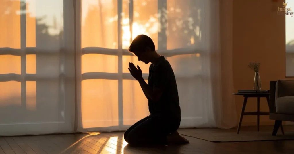 Thanksgiving Prayer Points showing daily gratitude prayers and peaceful Christian devotion lifestyle