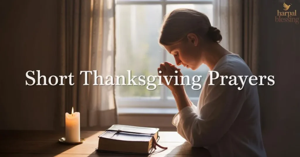 Short Thanksgiving Prayers explained with gratitude, faith, and daily spiritual reflection meaning