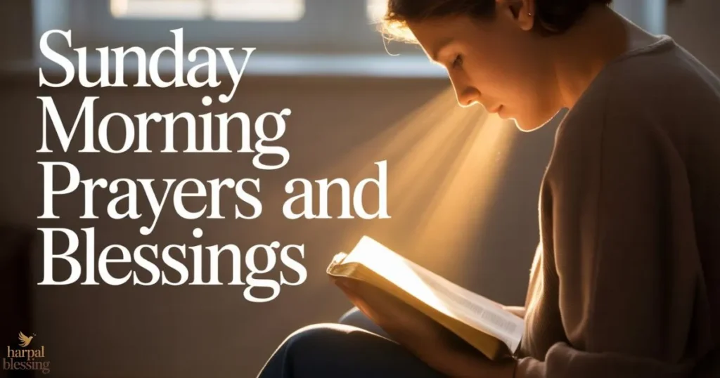 Sunday morning prayers and blessings strengthen faith through Bible study Christian spiritual growth devotion