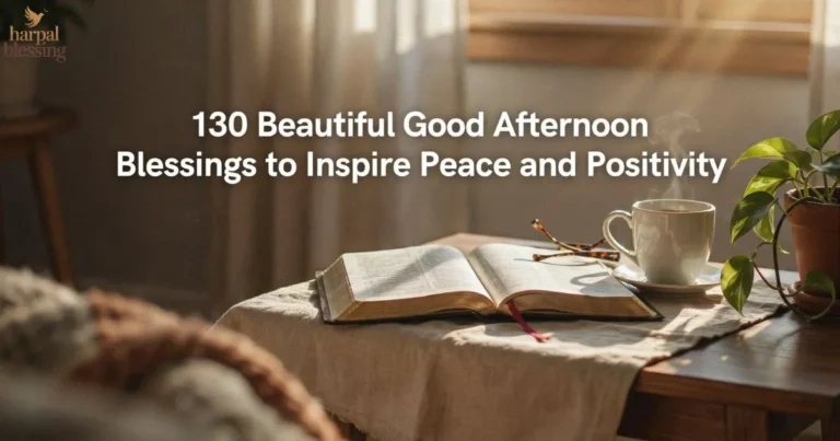 Good Afternoon Blessings image with peaceful sunlight, Bible, faith, and positivity vibes