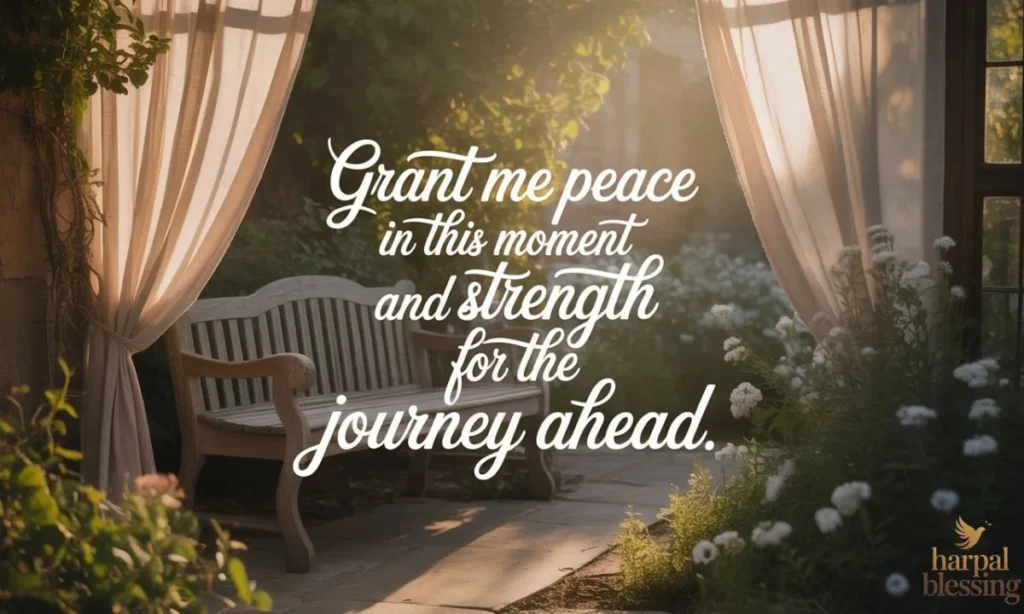 Good afternoon prayer image with gentle visuals and short text for calm, comfort, and spiritual encouragement.