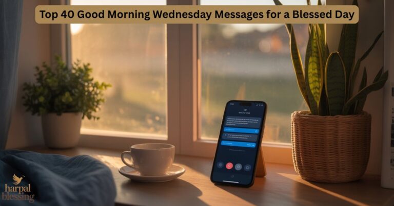 Good Morning Wednesday Messages bringing positivity, blessings, and midweek motivation at sunrise