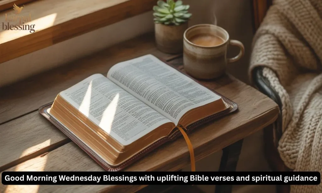 Good Morning Wednesday Blessings with uplifting Bible verses and spiritual guidance tips for midweek encouragement