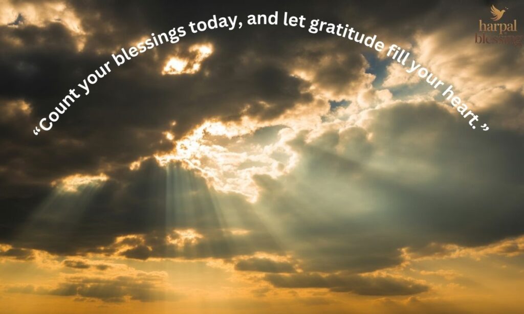 Wednesday prayer quote about God’s blessings and peace
