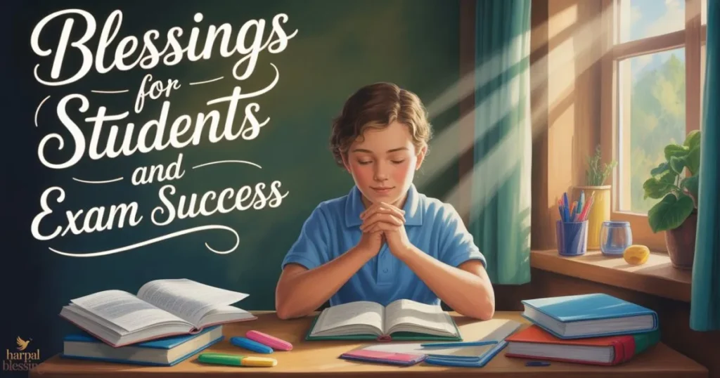 6 blessings for students and exam success through faith, prayer, focus, and confidence.
