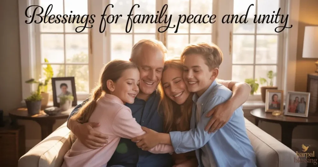 Blessings for family peace and unity create a healthy home with love, trust, and harmony.