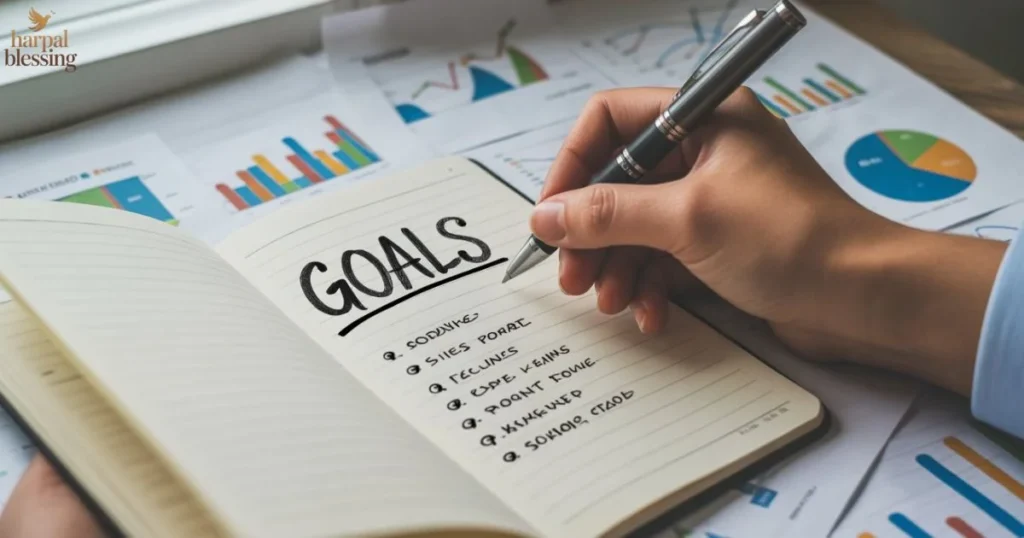 Focus on blessings for business success and prosperity with strategic planning and reflection.