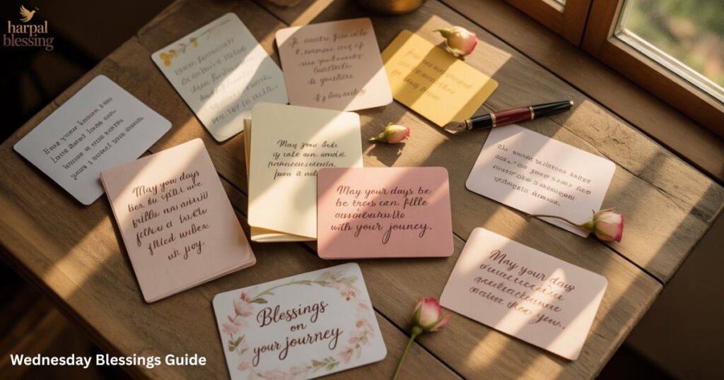 Wednesday Blessings Guide featuring uplifting prayers, messages, and encouragement for midweek