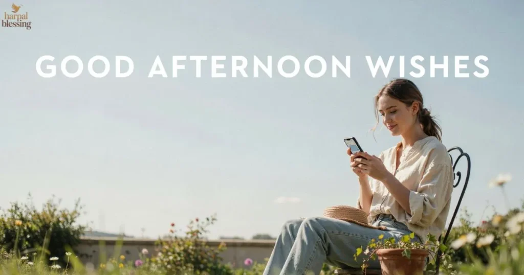 What are good afternoon wishes positive daily messages sharing kindness and emotional connection