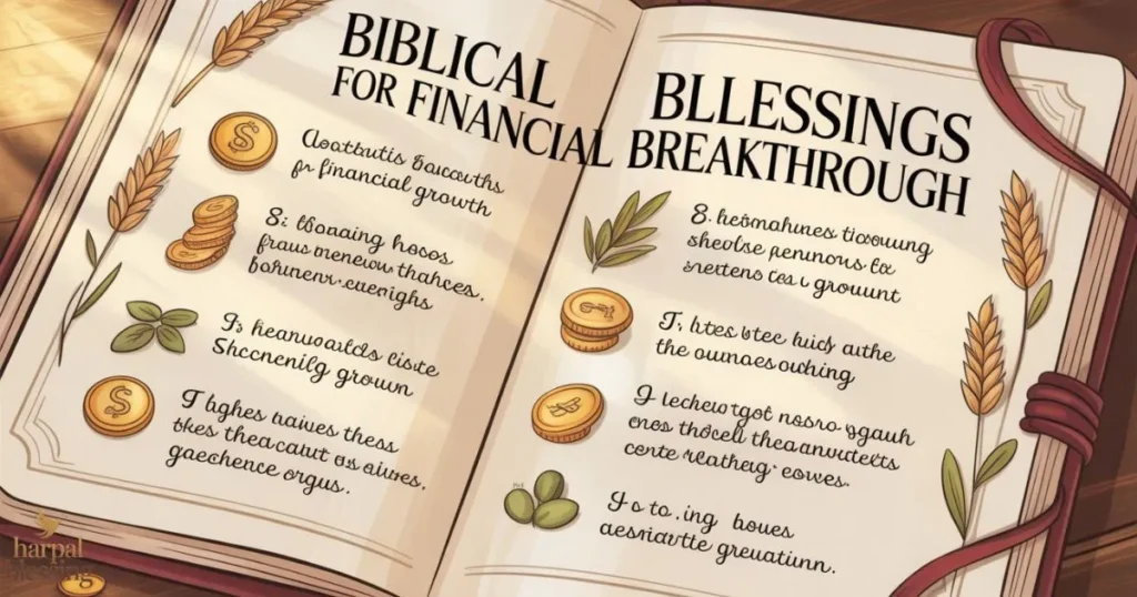 Eight biblical blessings for financial breakthrough you can apply today to grow spiritually and experience divine provision.